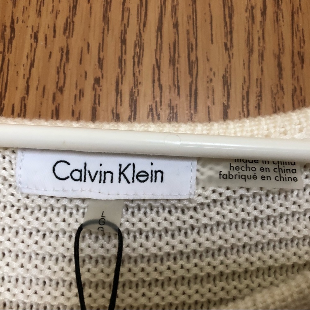 NWT Calvin Klein Sweater Pullover Long Sleeve Top - Picture 4 of 8